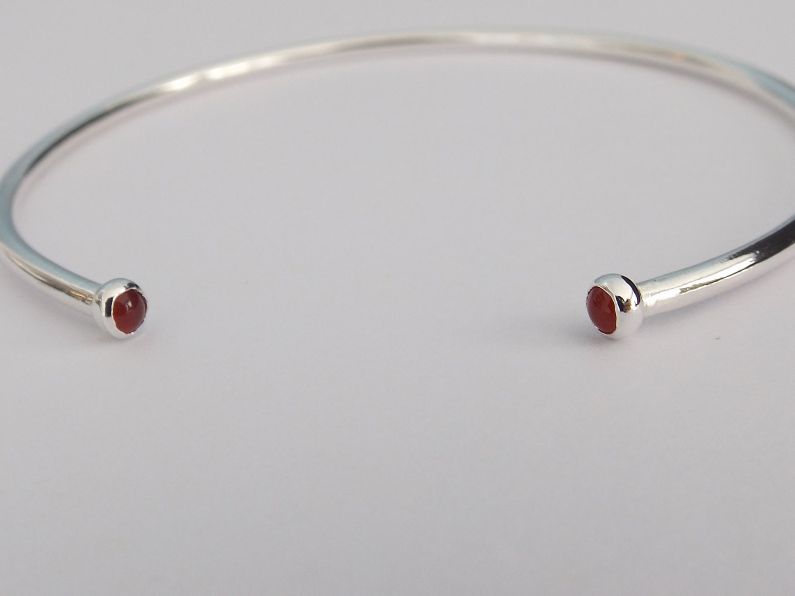Open Stone Cuff Bracelet Gold
