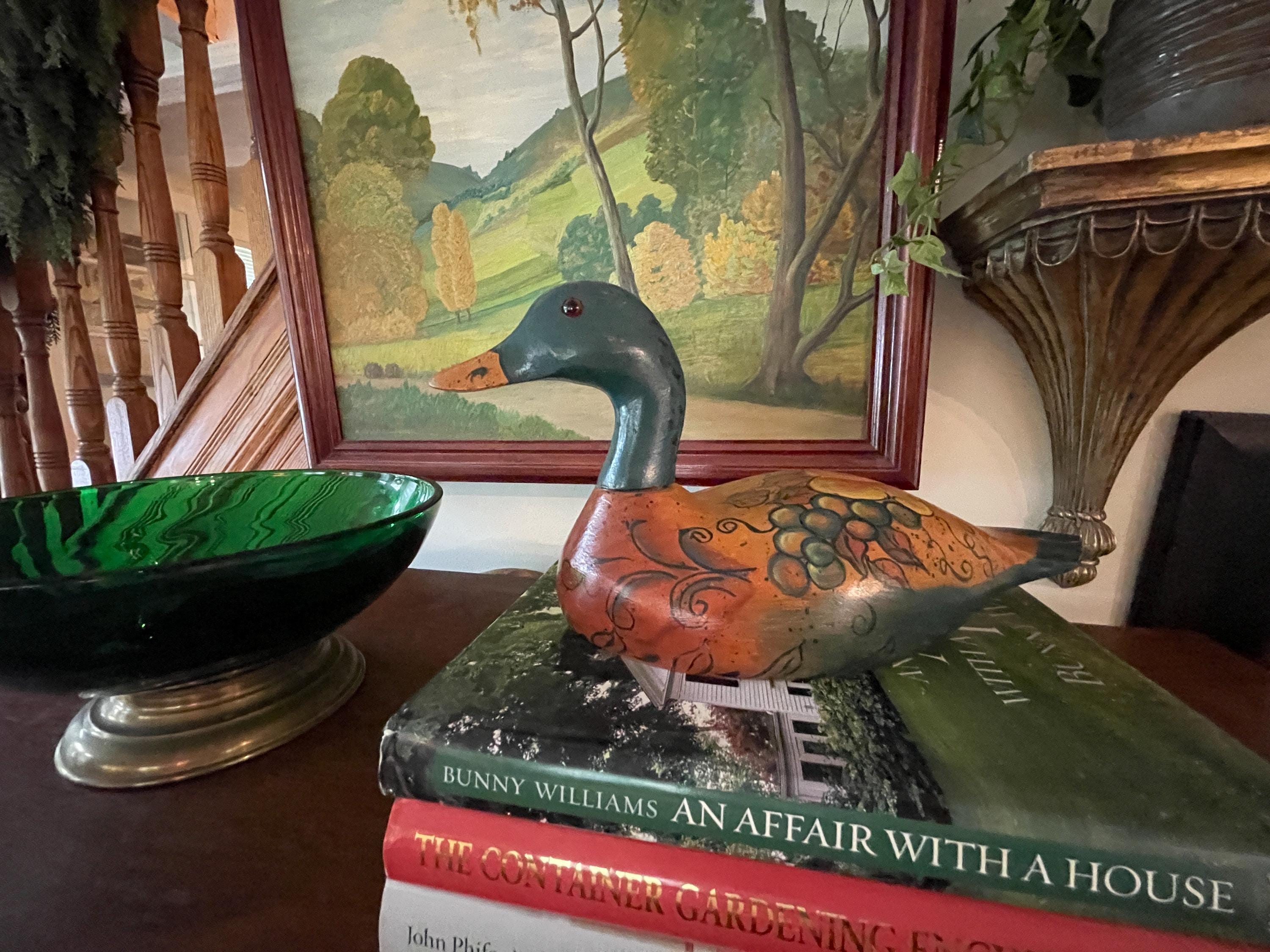 Antique Wooden Goose Decoy - Etsy
