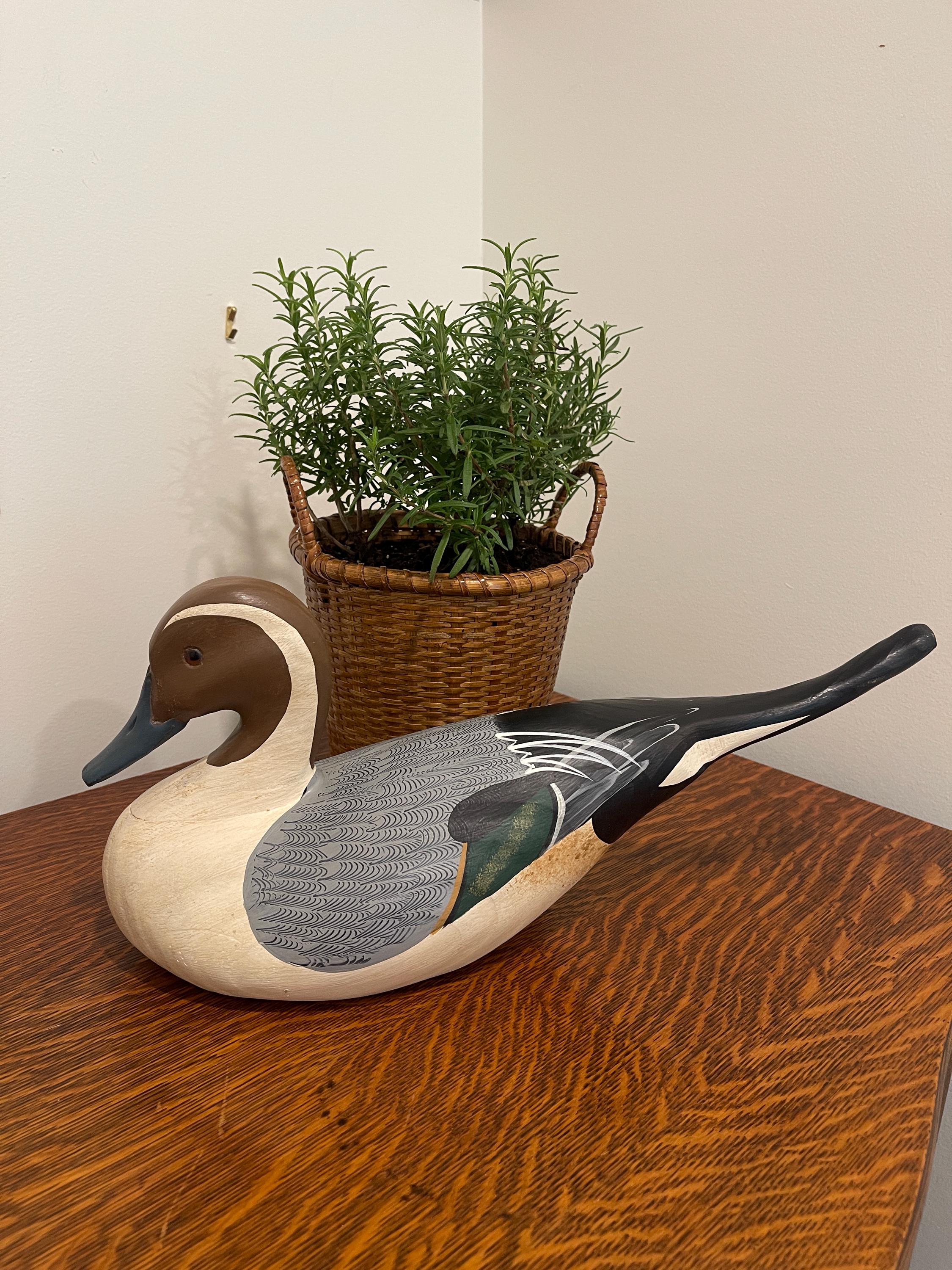 希少　1984年製 Wildfowler Decoys カモ デコイ 置物 彫刻 Wildfowler Decoy - Etsy
