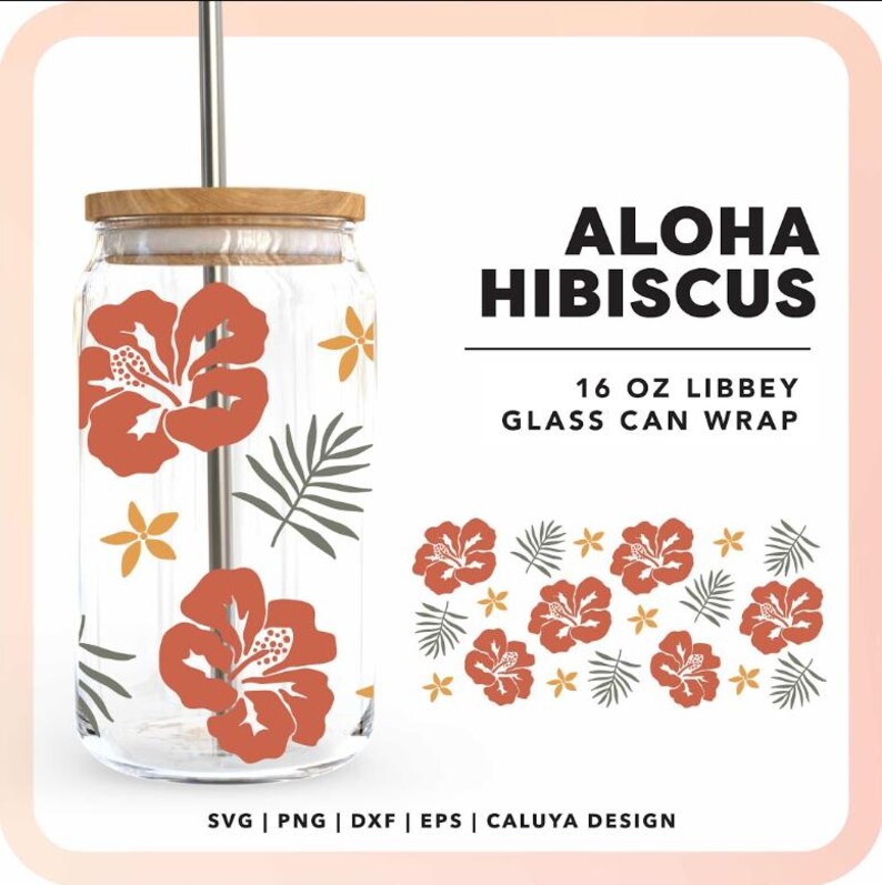16oz Libbey Glass Can Wrap SVG Bundle, Sublimation Png Cup Wrap, UV DTF ...