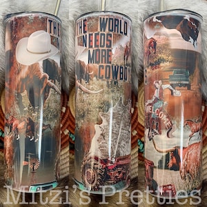 Wild Wild West 20oz Skinny Tumbler