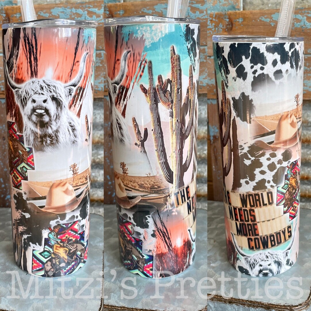 Cowboys 20 Oz Skinny Tumbler W/ Lid - Etsy