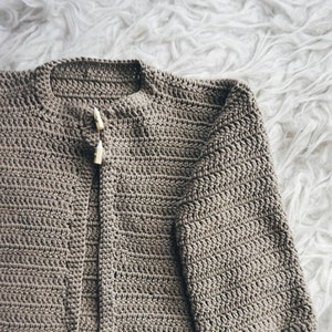 Crochet PATTERN- The Brushwood Cardigan - Crochet Cardigan Pattern