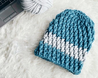 Alpine Slouchy Crochet Beanie Pattern (PDF Pattern)