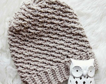 Hat Crochet Pattern / Beanie Crochet Pattern / Womens Hat Pattern /