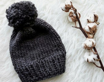 Hat Knitting Pattern / Beanie Knitting Pattern / Toddler Hat Pattern / Womens Hat Pattern / Baby Hat Knitting Pattern