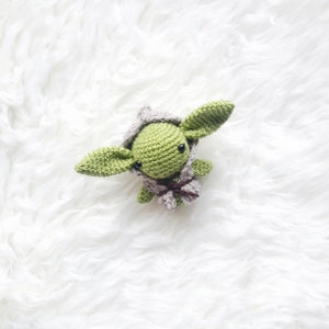 Amigurumi PATTERN Master Yoda Star Wars Crochet Star Wars Pattern image 1