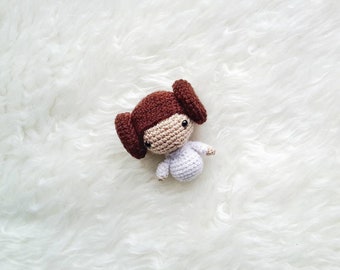 Amigurumi PATTERN -Princess Leia  Star Wars -Crochet Star Wars Pattern