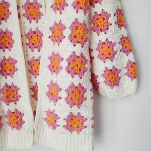 Crochet PATTERN The Cotton Candy Cardigan Pattern Crochet Cardigan Pattern image 4