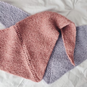 Knitting PATTERN - Bandana Scarf