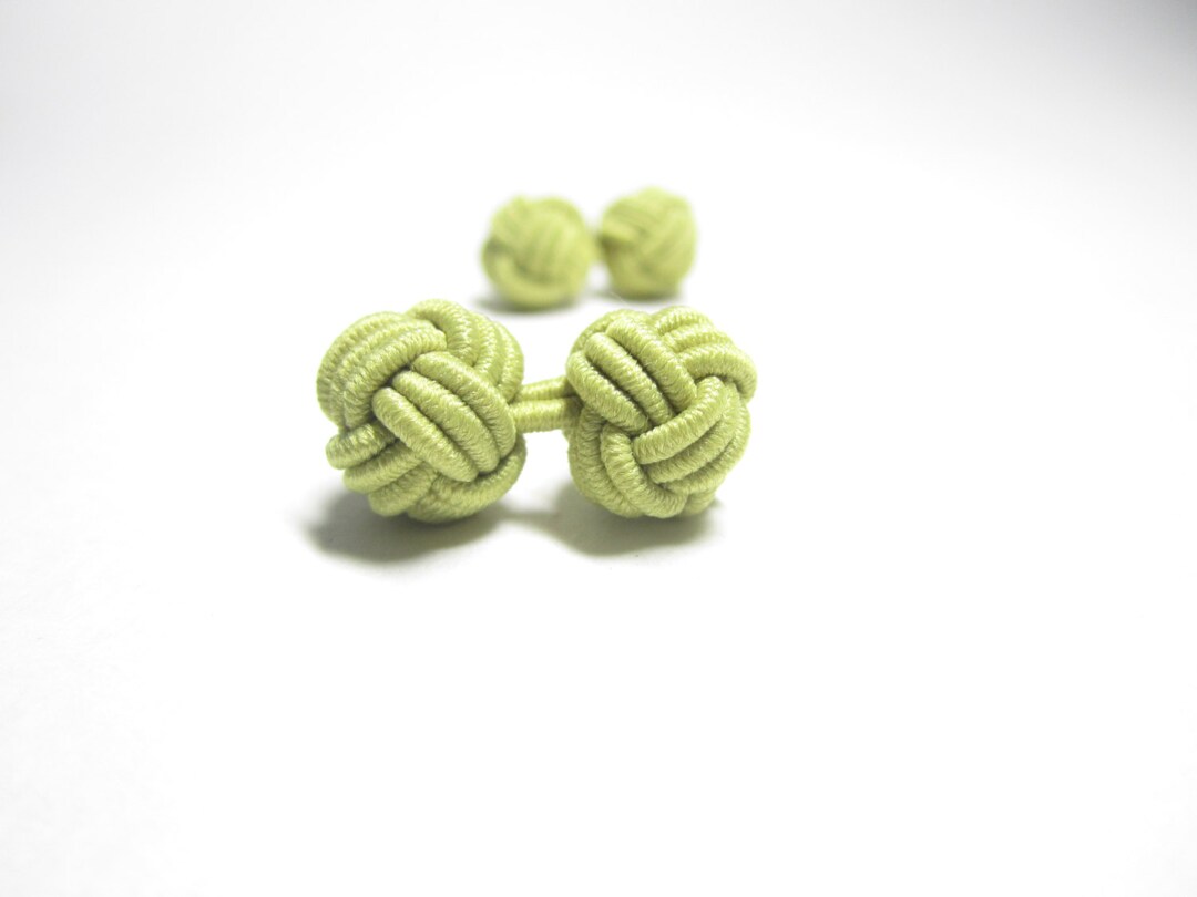 Boutons De Manchette Homme - Jade Vert Birman Vintage | Cadeau élégant | Style Ancien (sans Boîte D'origine)