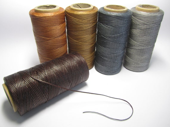 Buy 10 Yds. Waxed Cotton Cord for Jewelry Making, Sewing Leather Goods,  Waxed Cord in a Choice of 6 Earthy Shades, TEN YARDS Online in India 