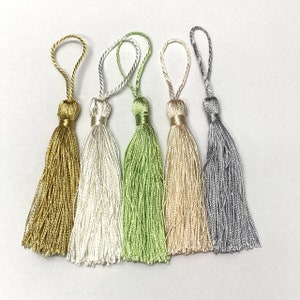 Silky Tassels: Spring Palette Set of 5 (5&quot;/12cm)