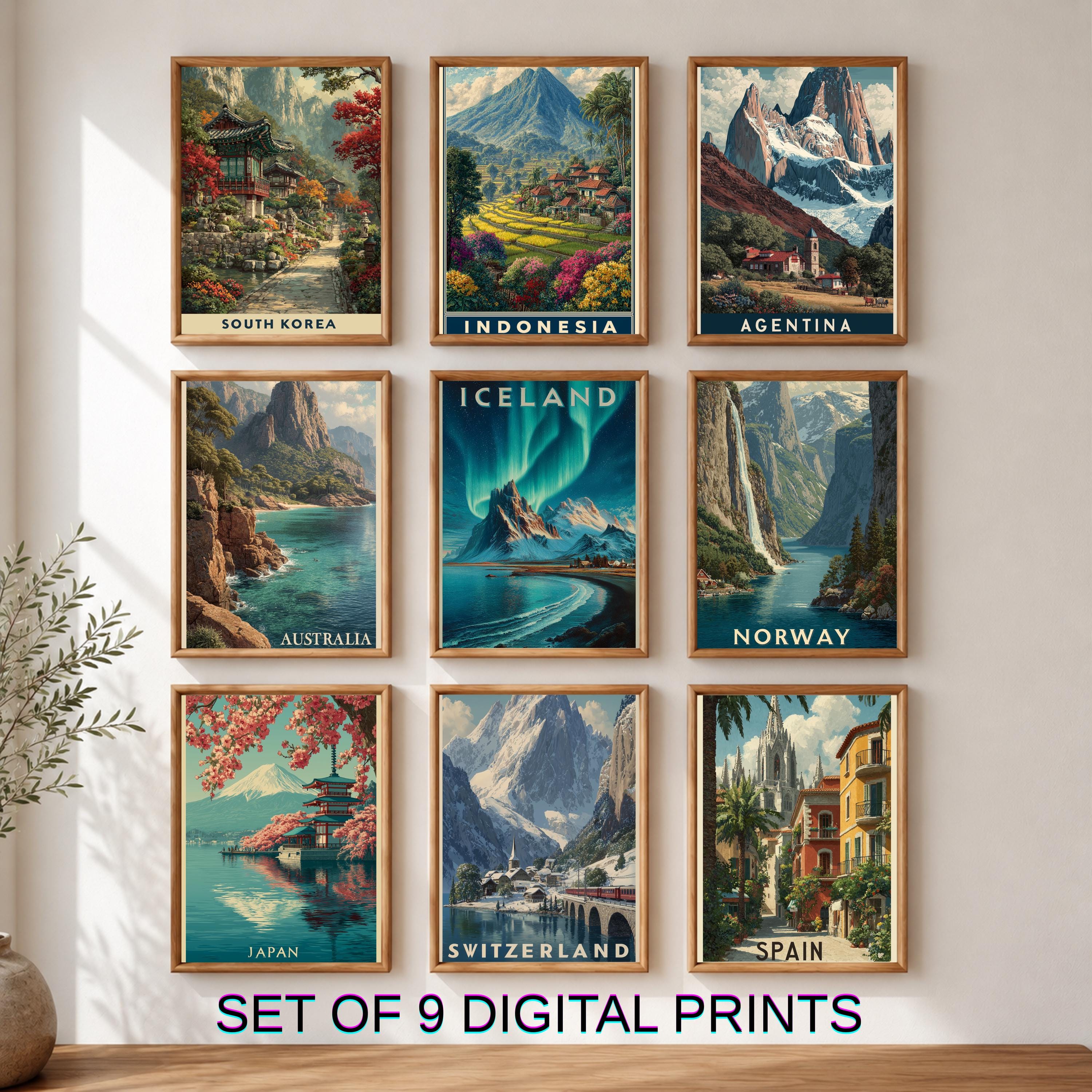 Set of 9 Prints - Etsy