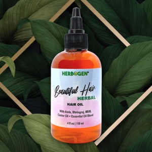 Amla Bhringraj MSM Hair Oil: Natural Growth Serum