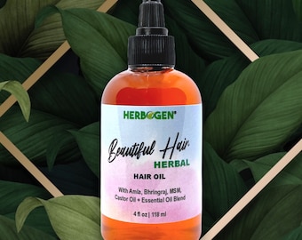 Amla, Bhringraj & MSM Sulfur Hair Oil, Hair Growth, MSM oil, Amla oil, Castor oil, Hair fall, Hair Oil, Growth Serum, Hair Serum