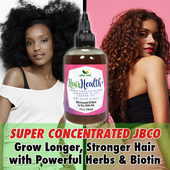 Super Concentrated Jamaican Black Castor Oil Biotin Hair Oil Etsy