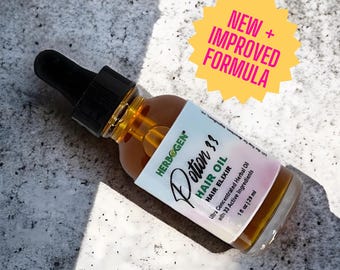 The Potion Hair Growth Oil Containing 33 Herbs and Essential Oils - Grade A