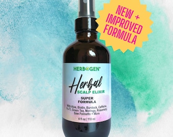 Herbal Hair Growth Scalp Spray: Aloe, Biotin, Caffeine