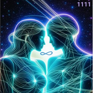Carte d'amour. Flamme Jumelle. Âme soeur. Cette connexion a été écrite dans les étoiles pour seulement nous 1111. Carte PDF imprimable