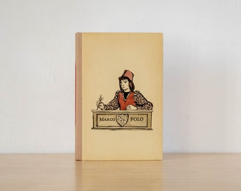 Handmade Blank Notebook TYPA Classic "Marco Polo", Upcycled from Old Book Covers