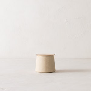 Minimal Butter Keeper Raw Stoneware image 1