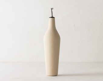 Minimal Oil Cruet | Seconds | Raw Stoneware