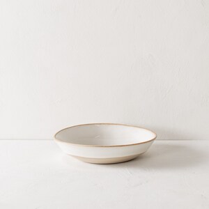 Minimal Pasta Bowl Stoneware image 1