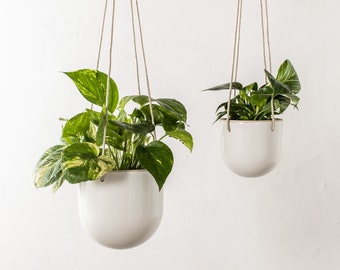 Arched Hanging Planters | Seconds | Hemp Cord