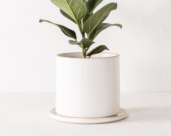 8" Minimal Planter | Stoneware