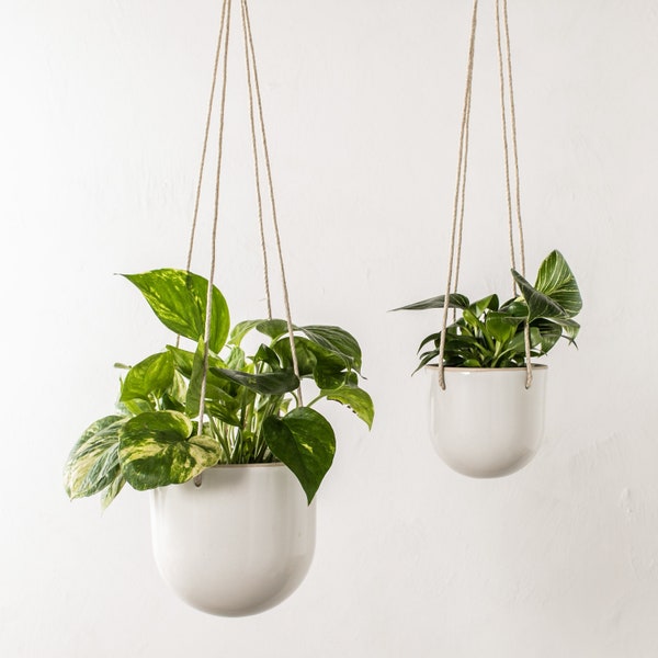 Arched Hanging Planters | Seconds | Hemp Cord