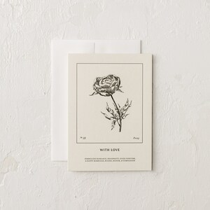 Avec amour - Cartes pivoine