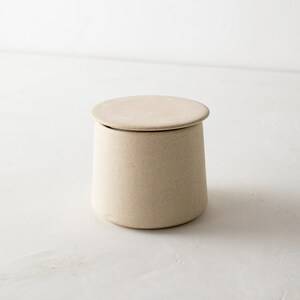 Minimal Butter Keeper Raw Stoneware image 3