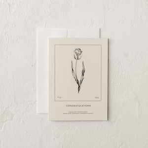 Félicitations | Cartes tulipe