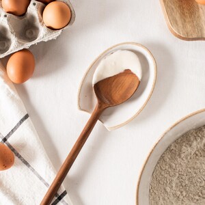 Minimal Spoon Rest Stoneware image 5