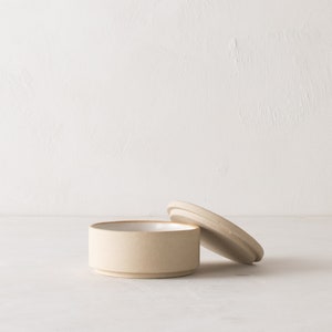 Minimal Salt Cellar Raw Stoneware image 2