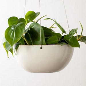 Minimal Hanging Planter No. 2 Stoneware image 2