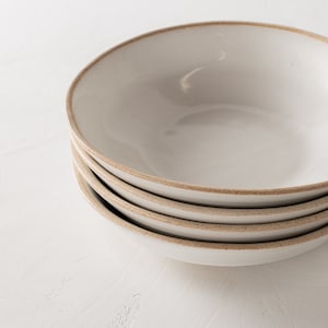 Minimal Pasta Bowl Stoneware image 4