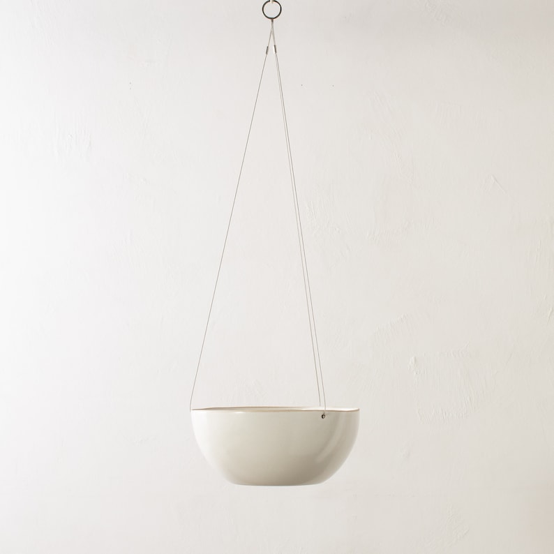 Minimal Hanging Planter No. 2 Stoneware image 3