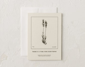 There's a Time for Everything | Lavender Cards