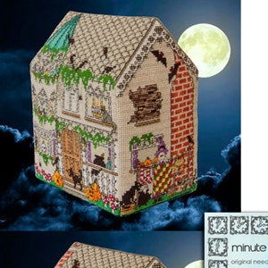 3D BrightSea Village 10 BrightSea Village Haunted House Cross Stitch Pattern