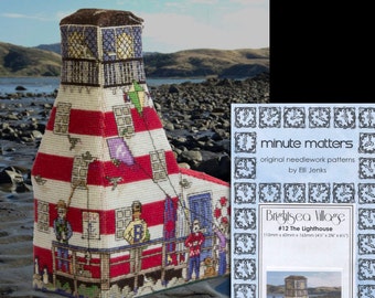3D BrightSea Village 12 The Lighthouse Cross Stitch Pattern PDF
