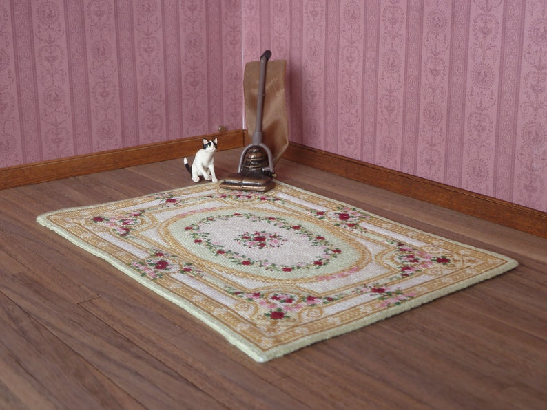Dollhouse Carpet Pattern for Needlepoint or Cross Stitch Etsy