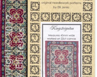 Dollhouse Carpet Pattern - Kingsteignton Stair/Hall Runner by Elli Jenks PDF