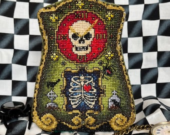 Tick Or Treat #3 - The Graveyard Shift - Cross Stitch Pattern by Elli Jenks