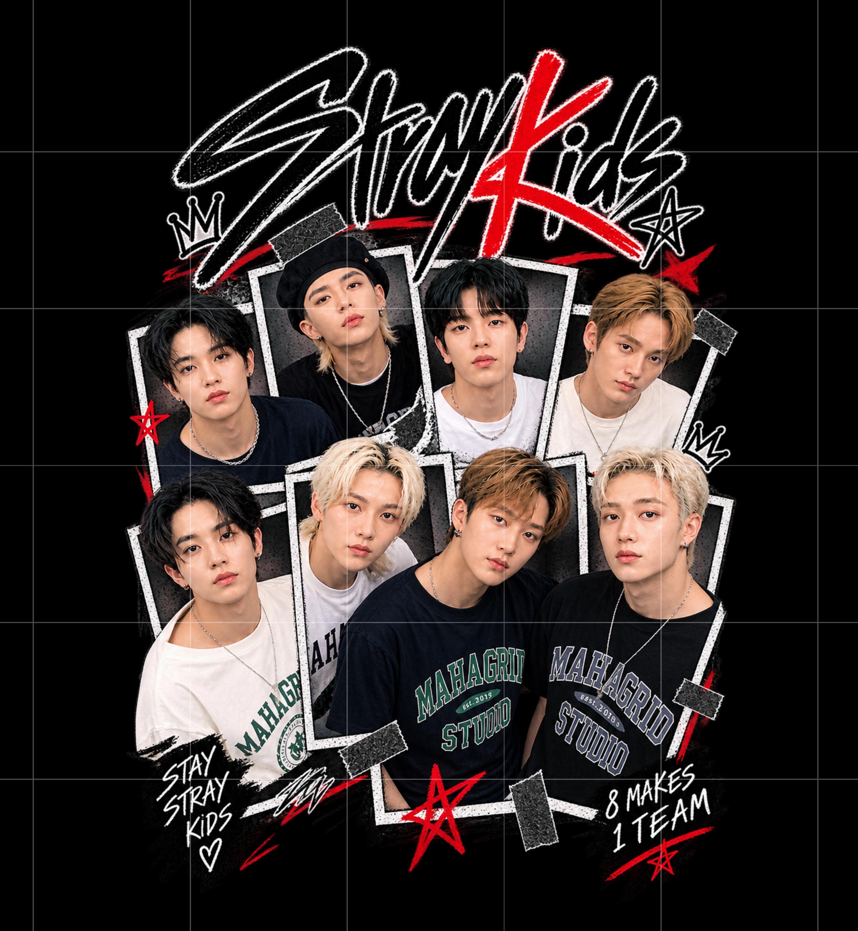 Polaroid Stray Kids - Etsy