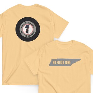 Håll Tennessee utanför protokollet, dubbelsidig unisex-tröja | Ingen flockzon framtill | Novelty Record-grafiktröja | Anti-flock-tröja | Anti-ALPR-tröja