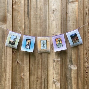 Prayer Flags: TREES - recycled polyester-fade resistant-eco friendly gift