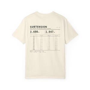 MIL MOA Reference T-Shirt, Long Range Shooting Shirt, Scope Math Back Print, Precision Rifle Gift, Garment Dyed Heavyweight Tee image 4