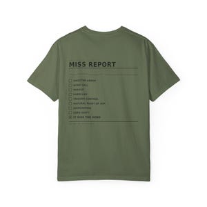 Funny Shooting T-Shirt, It Was the Wind Shirt, Long Range Shooter Humor, Precision Rifle Gift, Garment Dyed Heavyweight Tee image 20